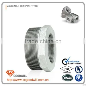 Hot Dipped Galvanized Malleable Iron Pipe Fittings du Bushing thumbnail-2