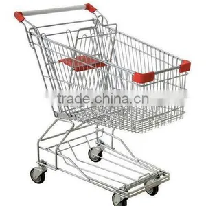 German Style Supermarket Metal Play Shopping Carts thumbnail-4