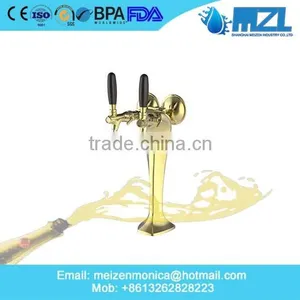 3 Liters Three Taps Chrome Plated Draft Beer Tower China Factory thumbnail-1