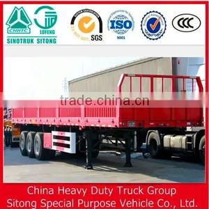 Tri-Axle 40ft Side Wall Loader Trailer for Cargo Transport thumbnail-5