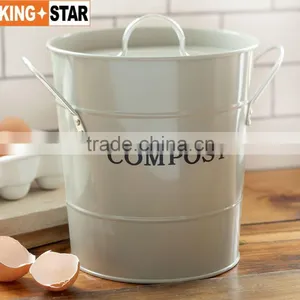 3 Litre Sage Compost Pail thumbnail-1