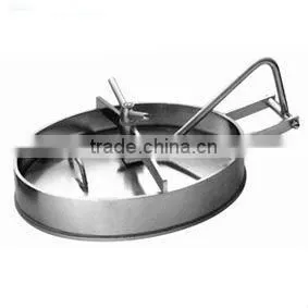 Oval Stainless Steel Tank Manhole Cover thumbnail-1