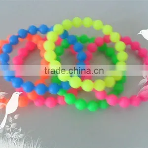 Free Packing Fancy Delicate Silicone Beaded Bracelets thumbnail-1