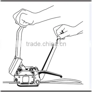 Manual Sealless Steel Strapping Packing Strip Tool A333 thumbnail-5