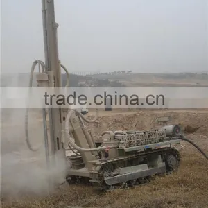 High Air Pressure Crawler Hydraulic Drilling Rig D100YA2 For Depth 30 Meters thumbnail-4