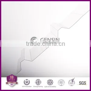 UV Coated Polycarbonate Corrugated Sheet,Corrugated Roofing Sheet,Corrugated Plastic Sheets For Skylight thumbnail-1