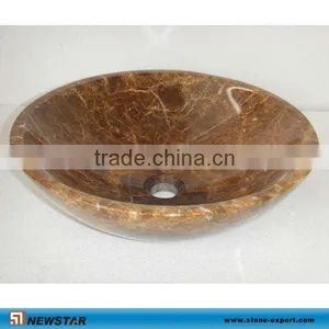 Dark Emperador Marble Sinks thumbnail-1