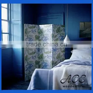 Personalized Solid Wood Folding Screen UV Printing on Wood Home Decoration thumbnail-1