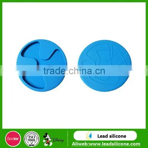 Custom Practical Silicone Wine Glass Mat,Non-slip Silicone Wine Glass Coasters thumbnail-1