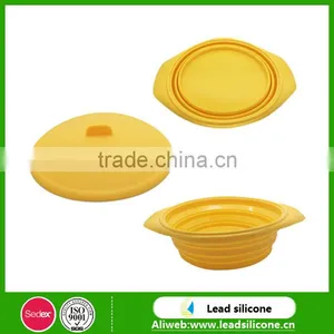 Multi-function Kitchen Silicone Breparation Bowls, Food Preparation Bowls, Folding Kitchen Preparation Silicone Bowls thumbnail-5