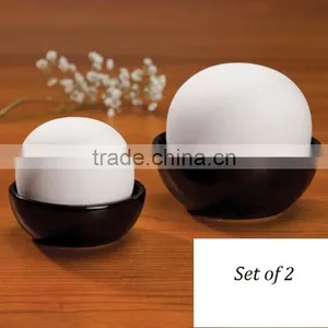 Set of 2 Aqua Air Purifier Natural Stone Humidifier thumbnail-1