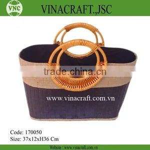Shopping Handmade Bag With Fabric Inside for Women thumbnail-1