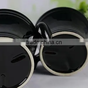 Home & Garden Bathroom Accessories Ceramic Black Shaving Bowl thumbnail-3