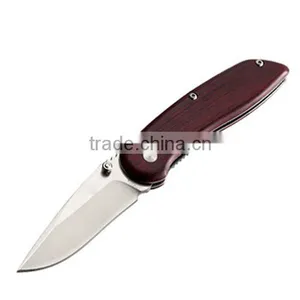Wooden Camping Folding Fruit Knife With Wooden Handle thumbnail-1