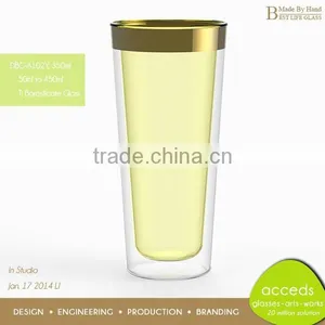 Unique Borosilicate Glass Double Wall Thermos Cup thumbnail-3
