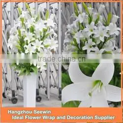 Single Soft Real Touch Artificial Lily Flower thumbnail-1
