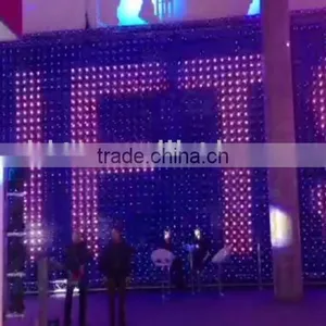 Decoration Stage With See-through Led Video Curtain Display thumbnail-3