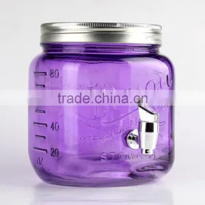 2.5L New Style Glass Dispenser,MASON Dispenser thumbnail-3