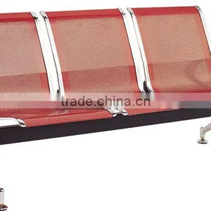 Stainless Steel 3-seater Waiting Area Chairs thumbnail-1