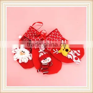12pcs Christmas Stockings Ornament Hangeing Socks Xmas Tree Decoration Gift Bags thumbnail-2