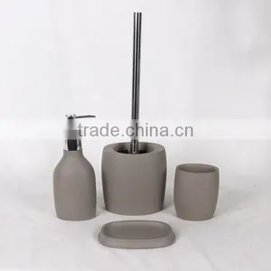Simple Style Hand Made Cement Bathroom Accessories Set thumbnail-1