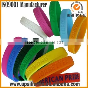 Customize Bulk Cheap Silicone Wristbands thumbnail-2