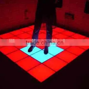New Style Abundant 16 Colors Change Plastic Square LED Floor for Club/ Pub/ Home/ Hotel Occasion thumbnail-2