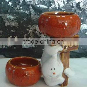 Ceramic Halloween Candle Holder thumbnail-1