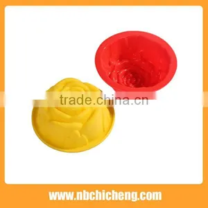 6 Pcs/set Silicone Easter Egg Cake Mold / Silicone Rose Cake Mold / Christmas Pancake Molds thumbnail-1