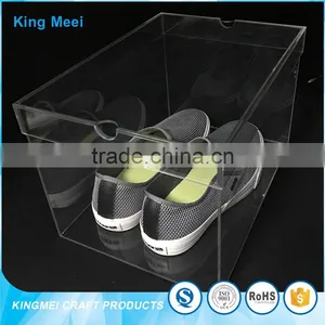 Hot Selling Custom Transparent Acrylic Shoe Display Box thumbnail-1