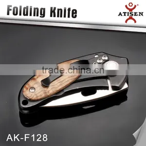 Top Quality Pocket Knife 3Cr13 Blade Wood Handle Camping Folding Knife thumbnail-3