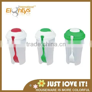 Good Price Plastic Salad Cup With Fork,salad Shaker Cups thumbnail-1