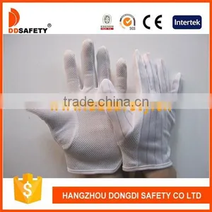 DDSAFETY 2017 High Quality Anti Static Cotton Glove With Mini Dots On Palm thumbnail-1