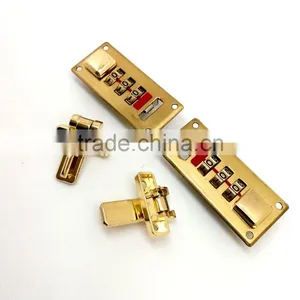 Combination Number Lock With Hasp for Pilot Case, Combination Lock With Push Buttom for Suitcase, Left Hand thumbnail-6
