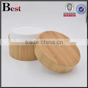 200g Face Cream Jar Container Wooden Make up Jar Container With Logo Engrave thumbnail-2