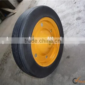 13x3 Powder Rubber Wheel Heavy Duty Solid Rubber Wheels thumbnail-2