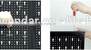 3pcs Steel Pegboard Shelving for Display Board Tool Storage Kit thumbnail-3