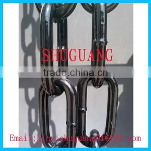 G30 Ordinary Standard Black Painted Long Link Chain thumbnail-1