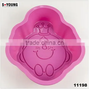 11198 Imperial Crown Shape Cake Decorating Silicone Fondant Mold thumbnail-1
