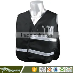 Polyester Fabric Cheap Blue 3M Reflective Vests thumbnail-3