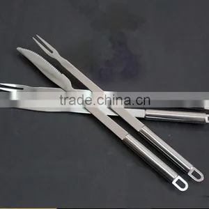 Hot Sell BBQ Tool Stainless Steel BBQ Knife And Fork thumbnail-1