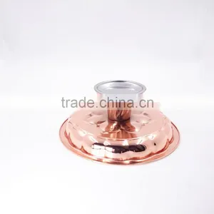 Elegant Dry Fruit Tray /Plate With Metal Base for Tableware Decoration thumbnail-3
