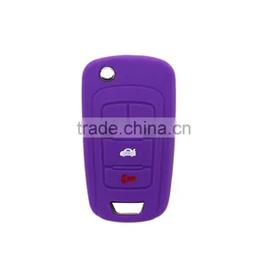 2017 Oem Smart High Quality Car Remote Shell Popular Rubber Silicone Car Key Cover for Buick Folding Key Fob Cover thumbnail-4