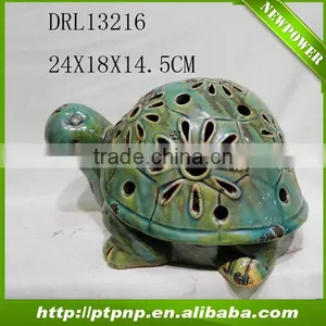 Factory Selling Antique Small Glazed Ceramic Tortoise thumbnail-1