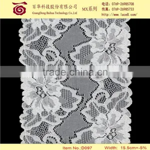 Geometric White Embroidery 100% Cotton Polish Lace Fabric Trimming for Dress, Blouse, Tops thumbnail-3
