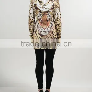 Animal Print 2015 Lady Top,women Top,top thumbnail-4