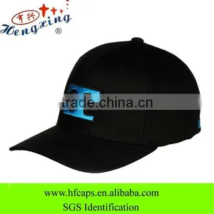 100% Cotton Cheap Custom Embroidery Full Back Baseball Hats thumbnail-1