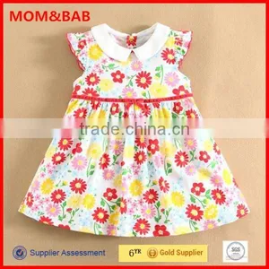 China Supplier Wholesale Girls Woven Dress Sleeveless Design With High Quality thumbnail-1