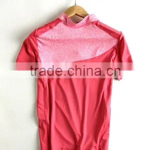 Quick Dry Gym Women Sports Running Tshirt Short Sleeve Fitness Polyester T-shirt Workout Clothing thumbnail-4