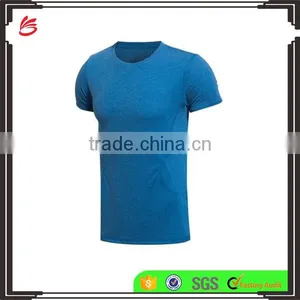 Custom Sport Wear Mens Dri Fit O-neck T Shirts for Running/jogging and Tennis thumbnail-2